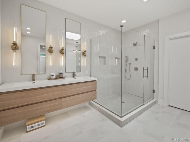 1756 Alexander Dr, Bloomfield Hills, MI 48302 - full bath with a shower stall and double vanity
