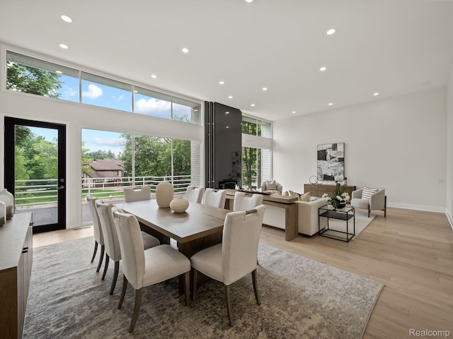 1756 Alexander Dr, Bloomfield Hills, MI 48302 - dining room featuring recessed lighting and light wood finished floors