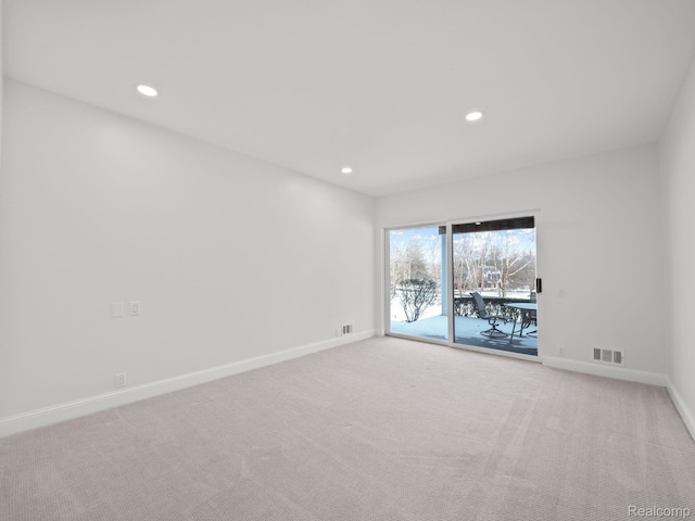 1756 Alexander Dr, Bloomfield Hills, MI 48302 - carpeted empty room with baseboards and recessed lighting