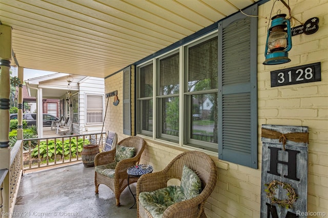 3128 Woodside Dr, Dearborn, MI 48124 - view of covered porch