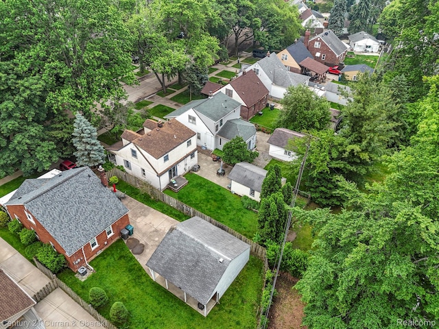 3128 Woodside Dr, Dearborn, MI 48124 - aerial perspective of suburban area