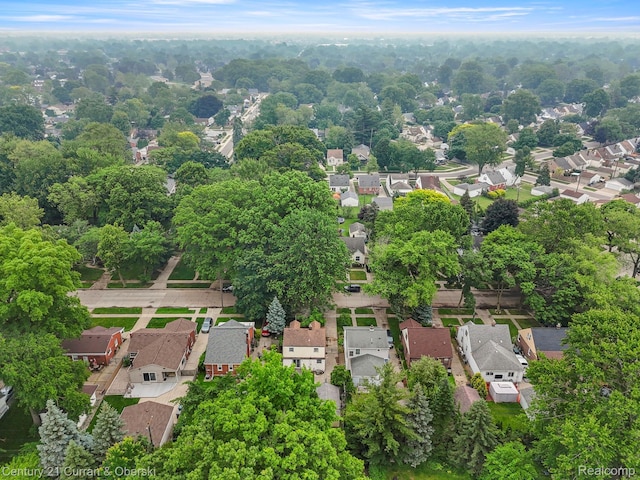 3128 Woodside Dr, Dearborn, MI 48124 - aerial view of property's location with nearby suburban area