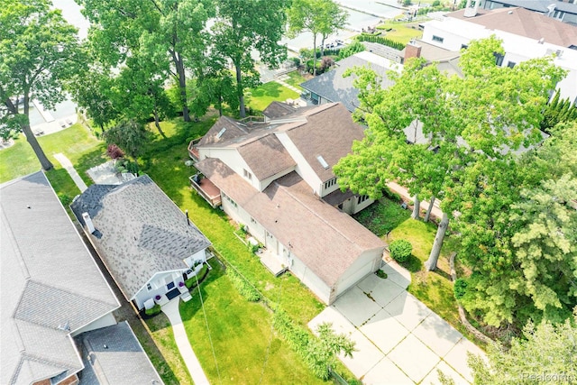1870 Cass Lake Front Rd, Keego Harbor, MI 48320 - aerial perspective of suburban area