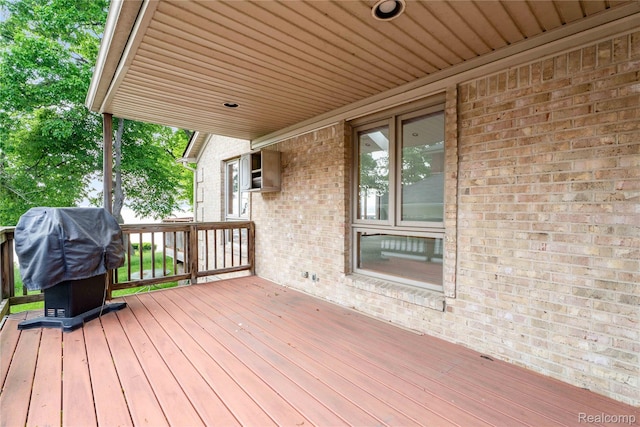 1870 Cass Lake Front Rd, Keego Harbor, MI 48320 - wooden deck featuring grilling area