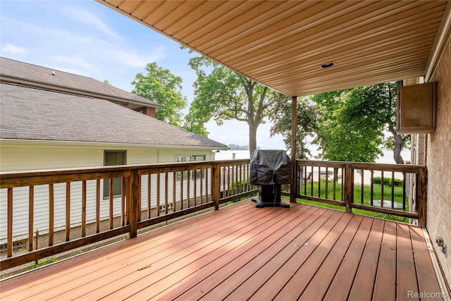 1870 Cass Lake Front Rd, Keego Harbor, MI 48320 - deck with grilling area