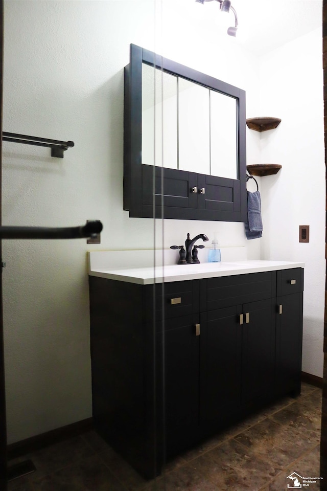6336 Moreland Dr, Erie, MI 48133 - bathroom featuring vanity and baseboards
