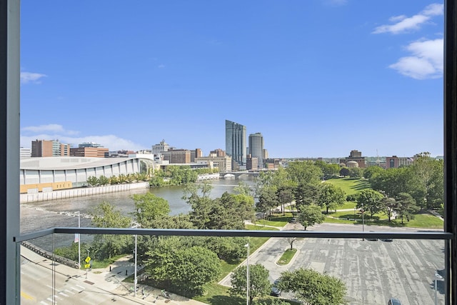 335 Bridge St NW Unit 500, Grand Rapids, MI 49504 - balcony with a view of city and a water view