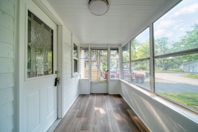 164 Cross St, Michigan Center, MI 49254 - view of unfurnished sunroom