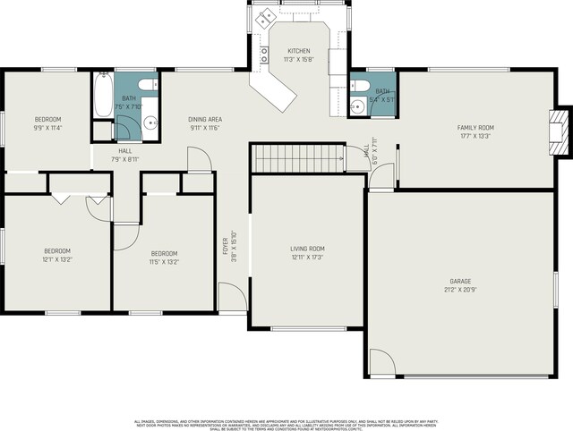 2030 Surry, Schoolcraft, MI 49087 - room layout