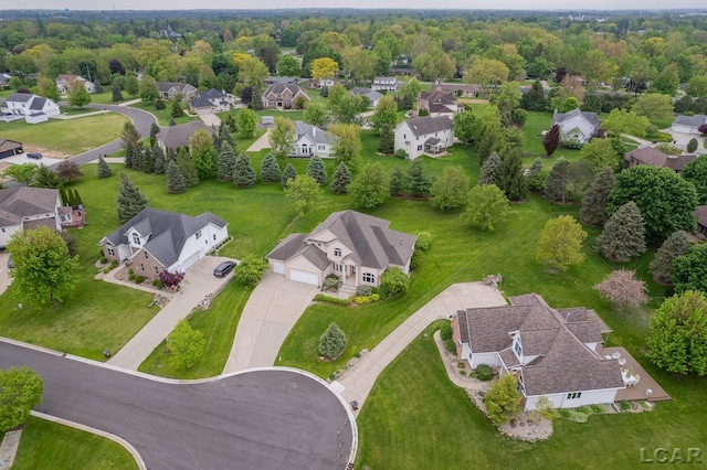 1269 Scott Ridge Dr, Adrian, MI 49221 - aerial perspective of suburban area