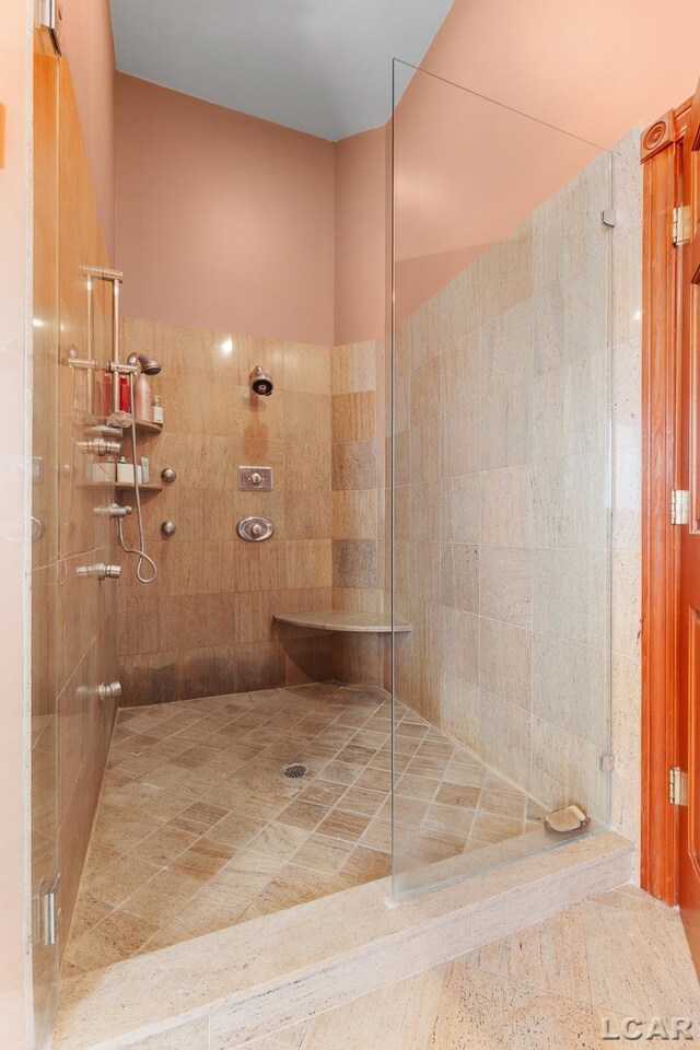 1269 Scott Ridge Dr, Adrian, MI 49221 - bathroom featuring tiled shower