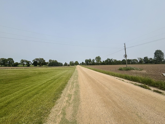 15522 Kimball Rd, Trufant, MI 49347 - view of dirt / gravel road featuring a view of countryside