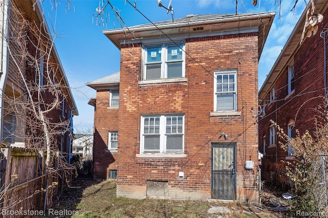 4387 Pingree St, Detroit, MI 48204 - back of property featuring brick siding