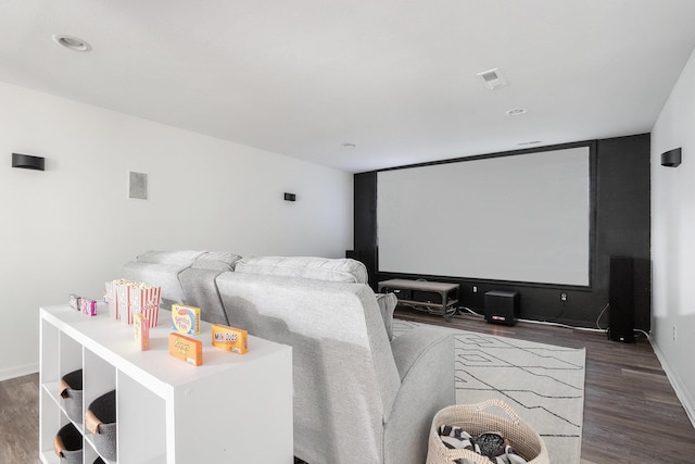 4844 Ontario Dr, Buchanan, MI 49107 - home theater room featuring wood finished floors and baseboards