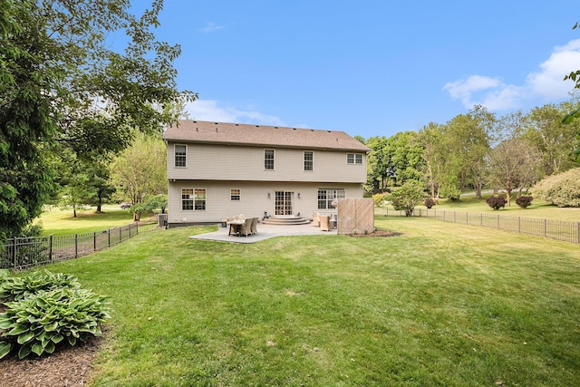4844 Ontario Dr, Buchanan, MI 49107 - rear view of house featuring a patio and a fenced backyard