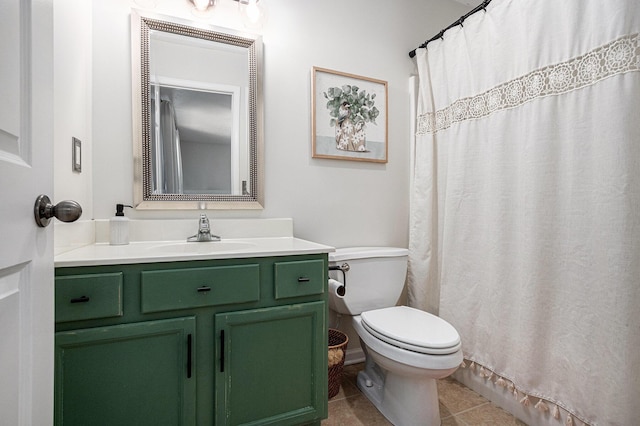 4844 Ontario Dr, Buchanan, MI 49107 - full bath featuring vanity, tile patterned floors, and curtained shower