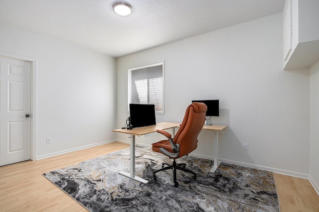 4844 Ontario Dr, Buchanan, MI 49107 - office featuring wood finished floors