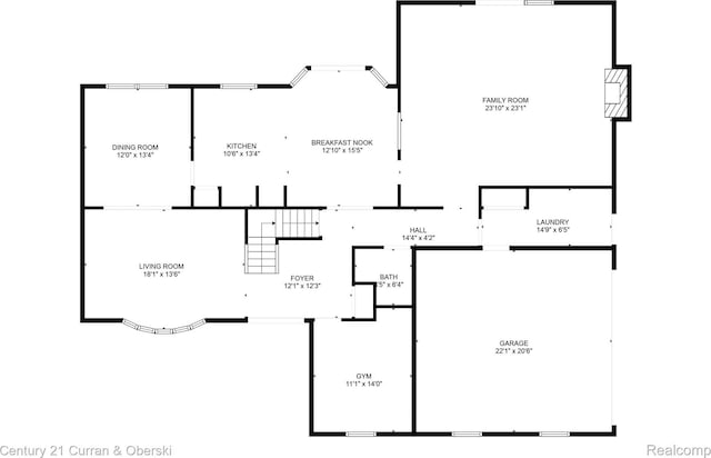 29801 Deer Run, Farmington Hills, MI 48331 - floor plan / room layout