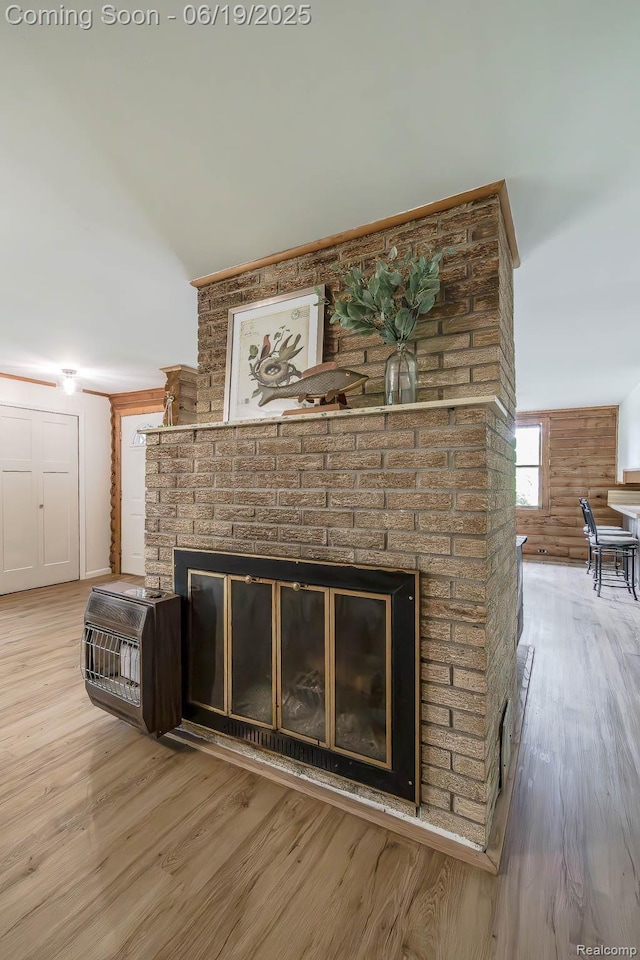 5180 Hillsboro Rd, Davisburg, MI 48350 - detailed view of a fireplace and wood finished floors