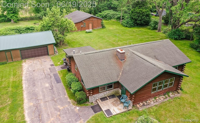 5180 Hillsboro Rd, Davisburg, MI 48350 - view from above of property