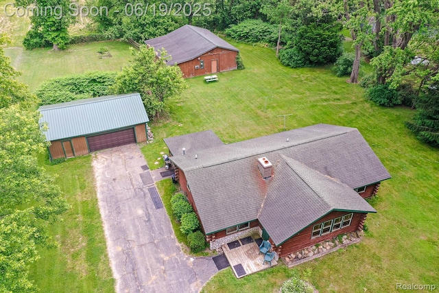 5180 Hillsboro Rd, Davisburg, MI 48350 - aerial view of property and surrounding area