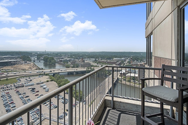 60 Campau Cir NW Unit 2308, Grand Rapids, MI 49503 - balcony featuring a water view