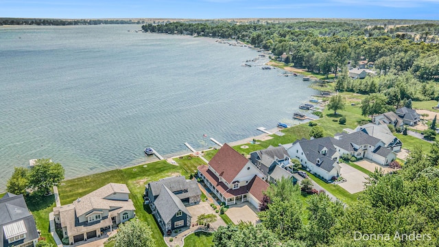 12571 Westwood Ln, Wayland, MI 49348 - aerial view of property and surrounding area featuring a large body of water and nearby suburban area