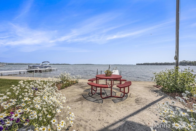 12571 Westwood Ln, Wayland, MI 49348 - water view with a boat dock