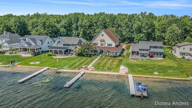 12571 Westwood Ln, Wayland, MI 49348 - drone / aerial view of a nearby body of water