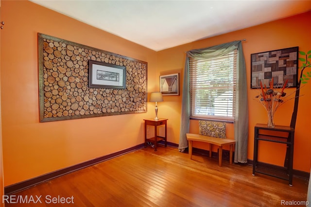 3418 Gratiot Ave, Flint, MI 48503 - living area with wood finished floors and baseboards