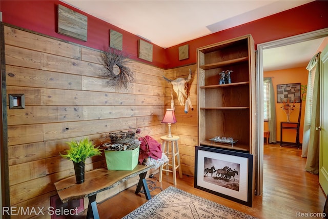3418 Gratiot Ave, Flint, MI 48503 - mudroom with wooden walls and wood finished floors