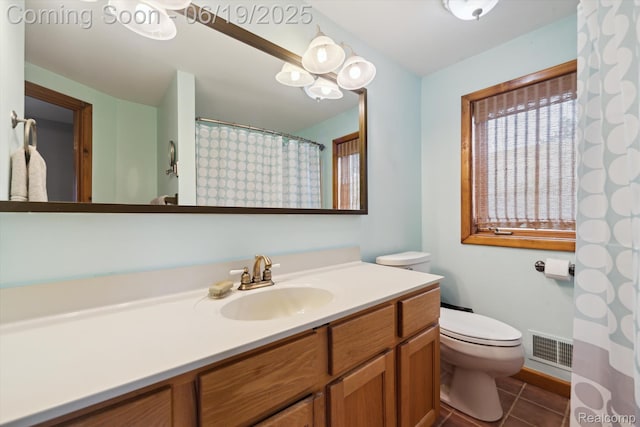 9808 Crofoot Rd, Fowlerville, MI 48836 - bathroom with vanity and tile patterned flooring