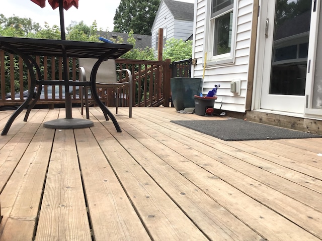 1116 Covell Ave NW, Grand Rapids, MI 49504 - view of wooden terrace