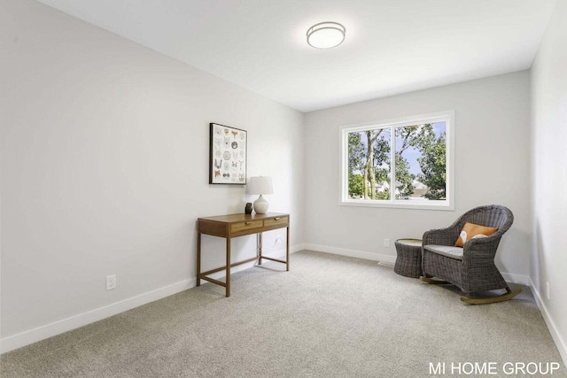 13654 Signature Dr, Holland, MI 49424 - living area featuring carpet flooring and baseboards