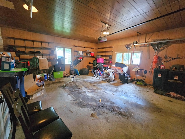 3858 State St, Bridgeport, MI 48722 - garage featuring a garage door opener
