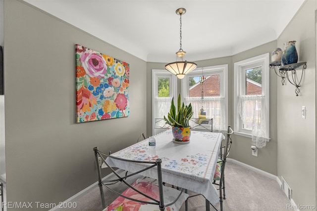 18155 Audette St, Dearborn, MI 48124 - carpeted dining area with baseboards