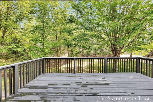 6372 Lake Harbor Rd, Norton Shores, MI 49441 - view of wooden terrace