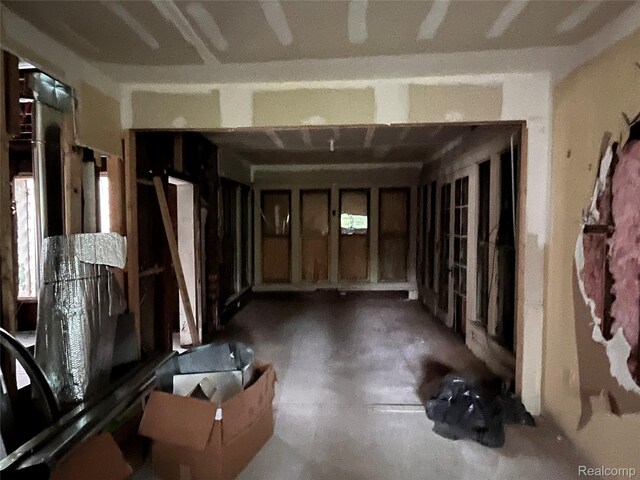728 Lawrence St, Detroit, MI 48202 - misc room featuring concrete flooring
