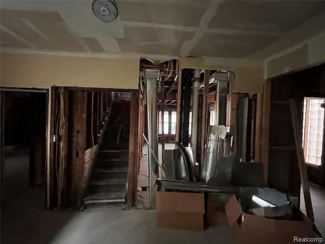 728 Lawrence St, Detroit, MI 48202 - miscellaneous room featuring healthy amount of natural light and stairway
