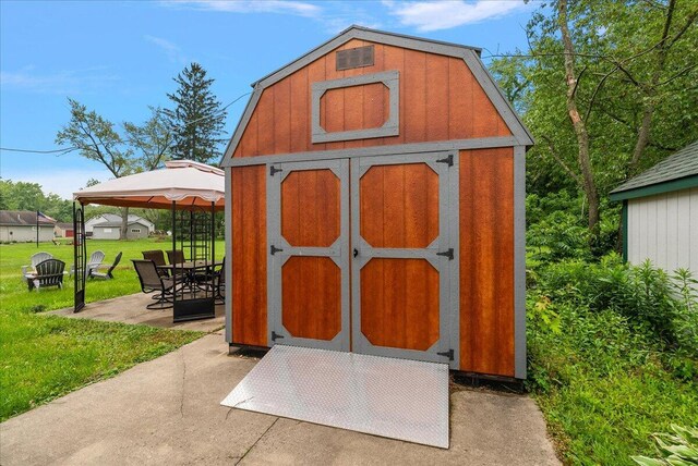 4940 Pottawatamie Path, Watervliet, MI 49098 - view of shed with a gazebo