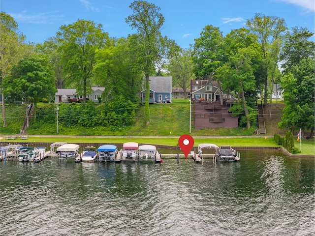 4940 Pottawatamie Path, Watervliet, MI 49098 - dock area with a water view