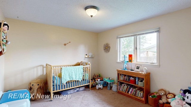 3257 N Christy Way, Saginaw, MI 48603 - bedroom featuring carpet flooring and a crib