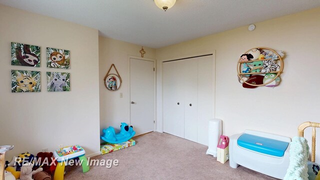 3257 N Christy Way, Saginaw, MI 48603 - recreation room featuring carpet floors