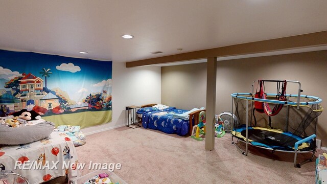 3257 N Christy Way, Saginaw, MI 48603 - bedroom with carpet, recessed lighting, and baseboards
