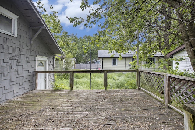 1767 W Michigan Ave, Battle Creek, MI 49037 - view of wooden deck