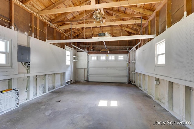 6449 Wendell St SE, Grand Rapids, MI 49546 - garage with electric panel