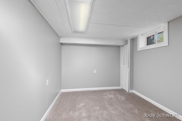 6449 Wendell St SE, Grand Rapids, MI 49546 - basement with carpet flooring and baseboards