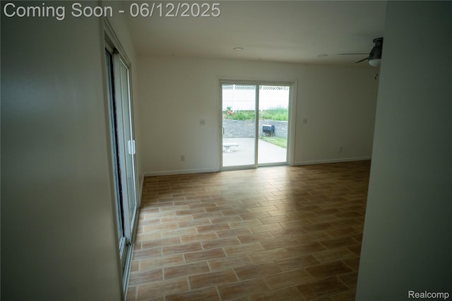626 Wilwood Rd, Rochester Hills, MI 48309 - empty room with baseboards, a ceiling fan, and recessed lighting