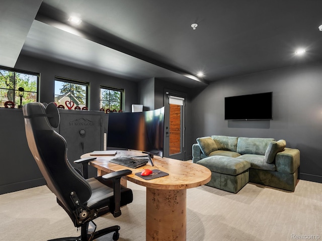 533 E Harrison Ave Unit 12, Royal Oak, MI 48067 - office space with light colored carpet and recessed lighting