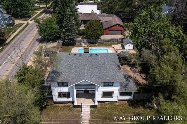 1951 Leonard St NW, Grand Rapids, MI 49504 - aerial view of property and surrounding area with a pool
